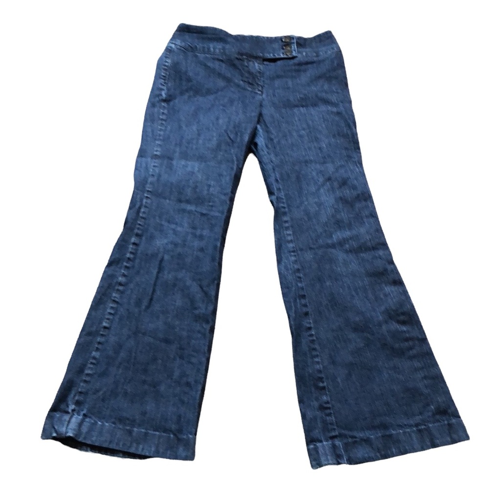Battery Park New York & Company Flare Leg Blue Jean | Size 8 Tall